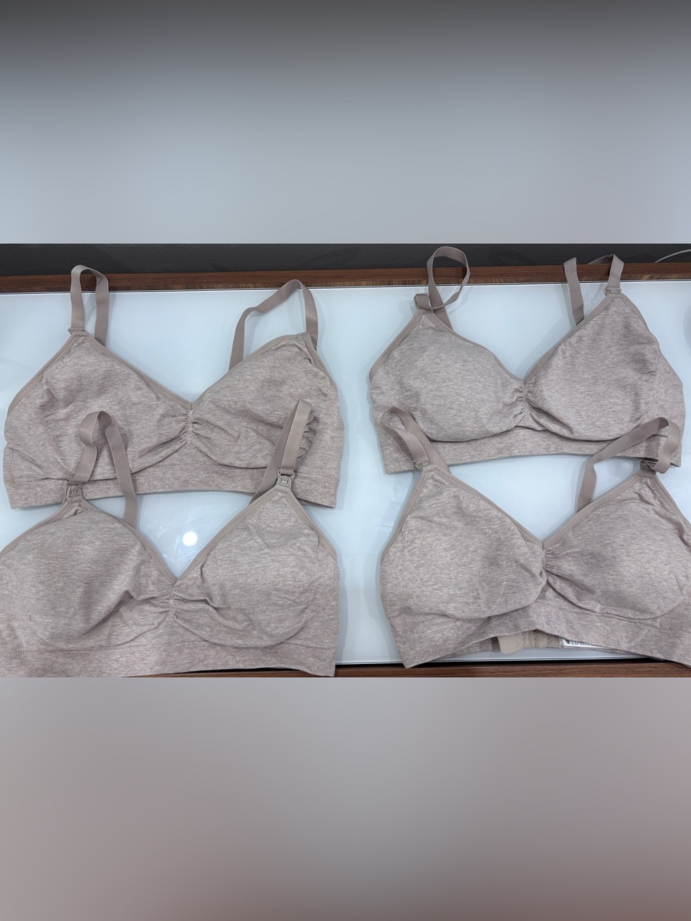 H&M MAMA Seamless Padded Cotton-Blend Nursing Bra - NWOT